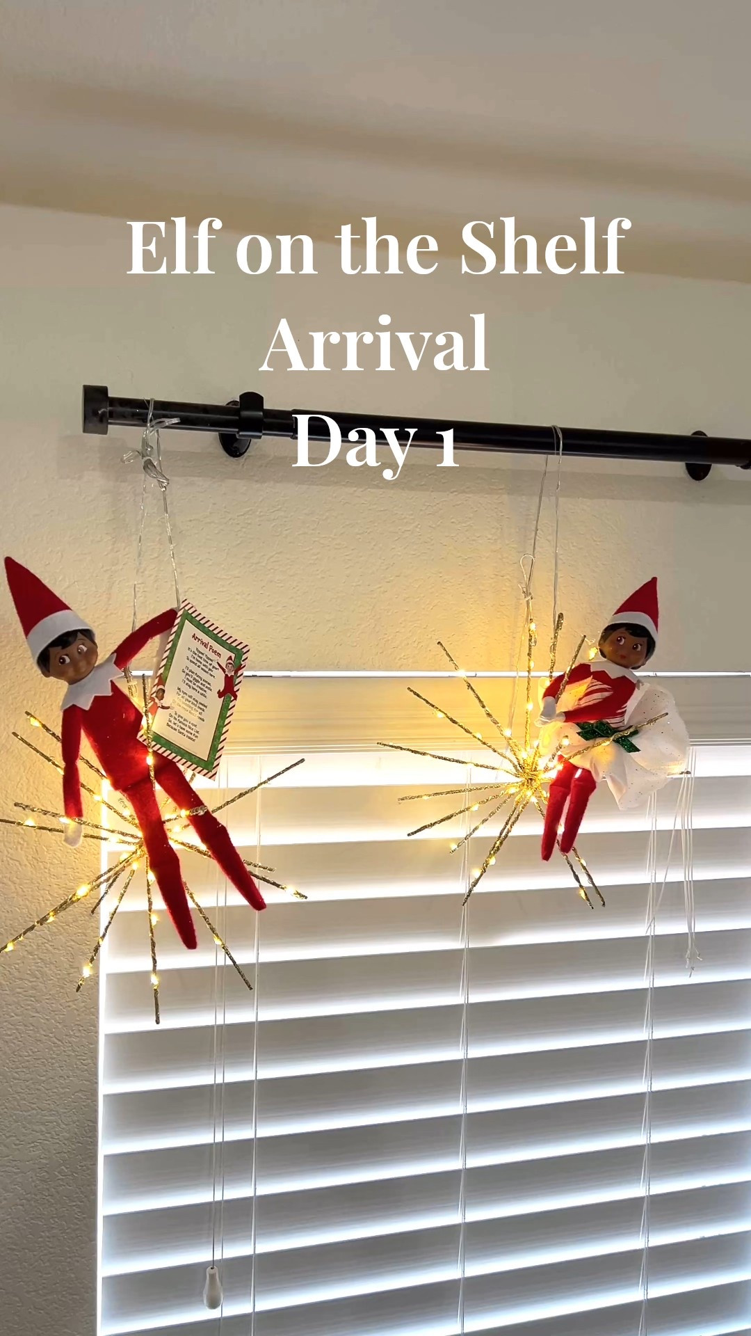 Elf on the Shelf ideas: their arrival using the note from the elf in the shelf kit

#LTKmomlife #LTKHoliday #LTKKids
