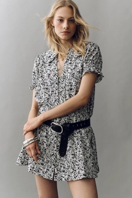 The Keira Mini Dress by Pilcro | Anthropologie (US)