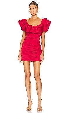 SAU LEE Sara Dress in Red from Revolve.com | Revolve Clothing (Global)