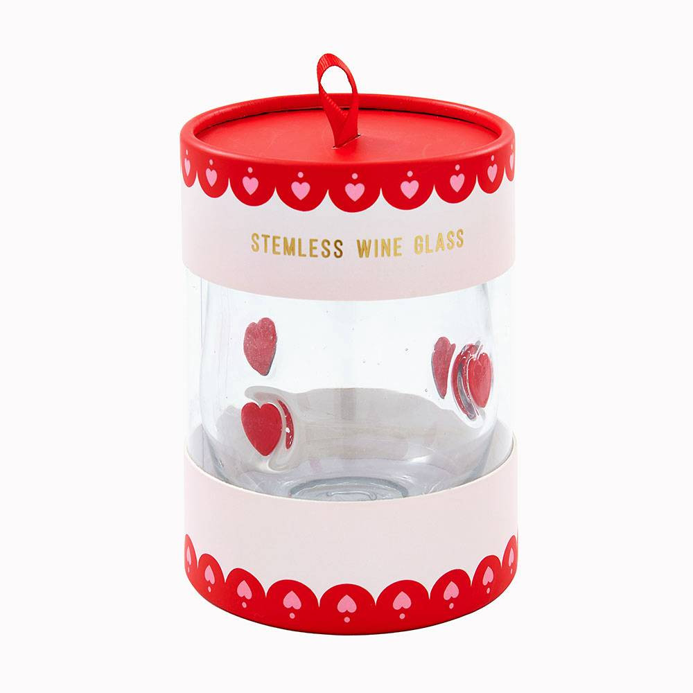 Heart Icon Wine Glass | Paper Source | Paper Source