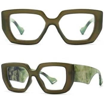 "CUBAN" Geometric shaped fashion eyewear | Amazon (US)