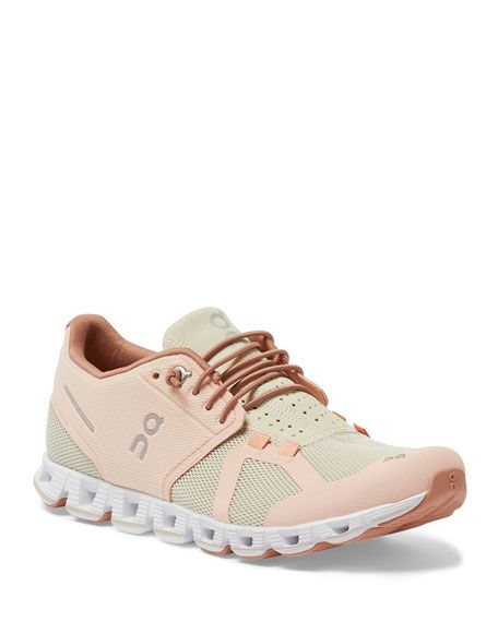 On Cloud Cushioned Knit Trainer Sneakers | Neiman Marcus