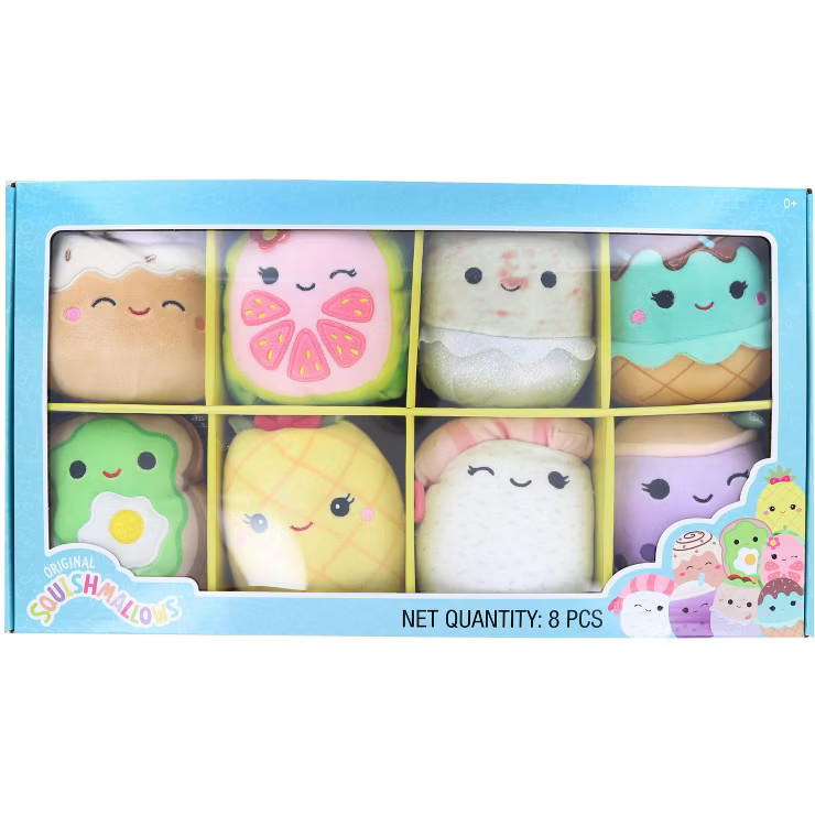 Squishmallows 8-Pack Mini Food 5" Plush | Target
