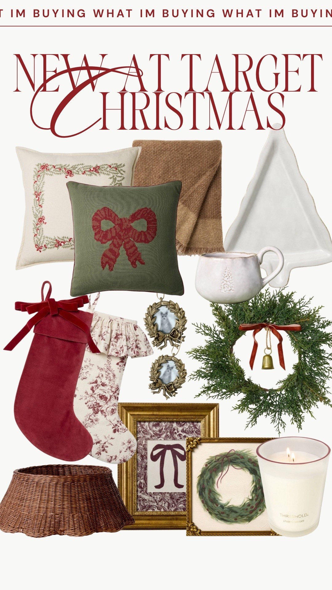 CHRISTMAS IS HERE! Studio McGee and hearth and hand launched their Christmas collection today at Target! It’s beautiful ✨🎄

Hearth and hand Christmas 
Studio McGee Christmas 
Christmas candles
Christmas throw pillows
Christmas home 
Christmas decor 
Christmas garland 
Christmas wreath
Target Christmas
Target Christmas finds


#LTKFindsUnder100 #LTKSeasonal #LTKHome