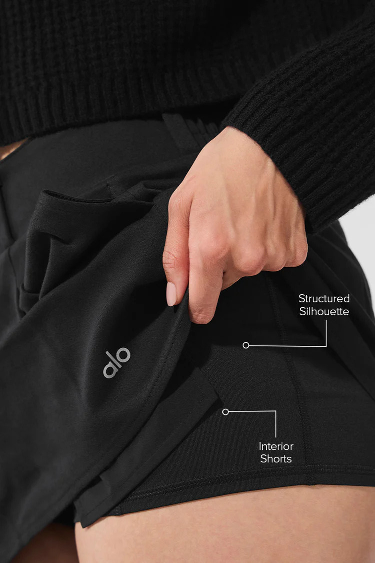 Good Days Mini Skirt - Black | Alo Yoga (US)