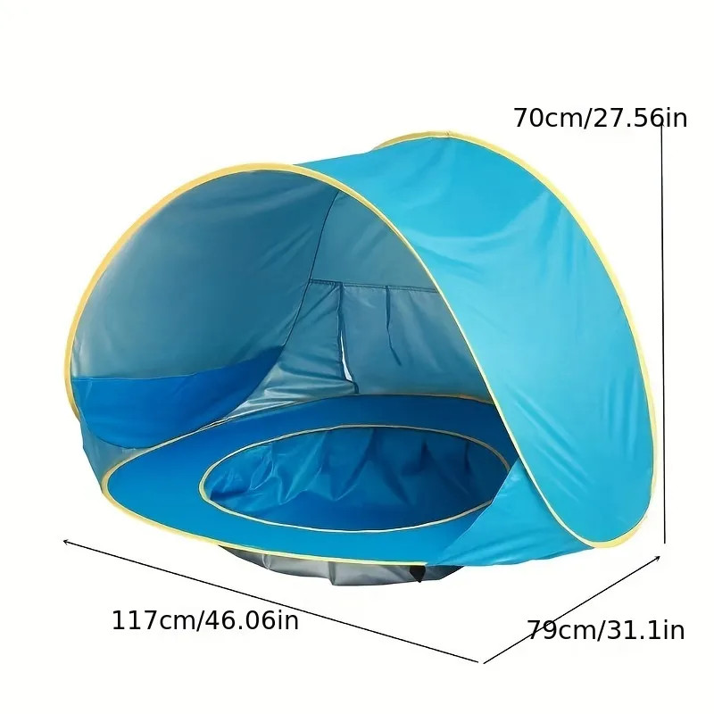 1pc Baby Portable UV Protection Sun Shelter Tent, Infant Pool  Tent For Outdoor Swimming Pool Bea... | Temu Affiliate Program