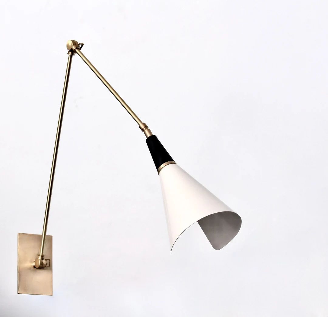Brass Wall Lamp, Handmade Vintage Inspired SCICCOSO Brass Wall Lamp, Handcrafted Wall Lamp Light | Etsy (US)