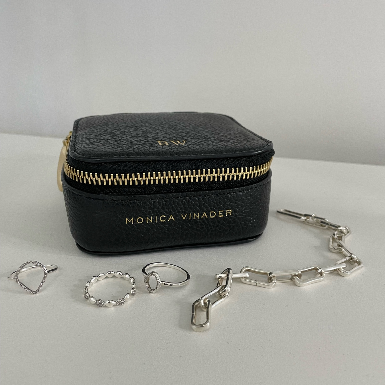 Leather trinket box
Perfect to keep all your Monica Vinader pieces in order. Free monogram included  

#LTKstyletip #LTKsalealert #LTKGiftGuide