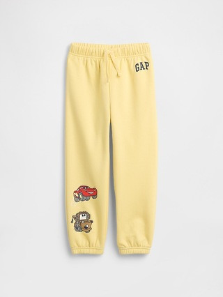 babyGap × Disney Cars Pull-On Logo Joggers | Gap Factory
