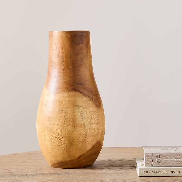 Pure Wood Floor Vases | West Elm (US)