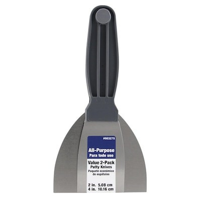 Project Source 2-Pack 4-in Steel Putty Knife Lowes.com | Lowe's