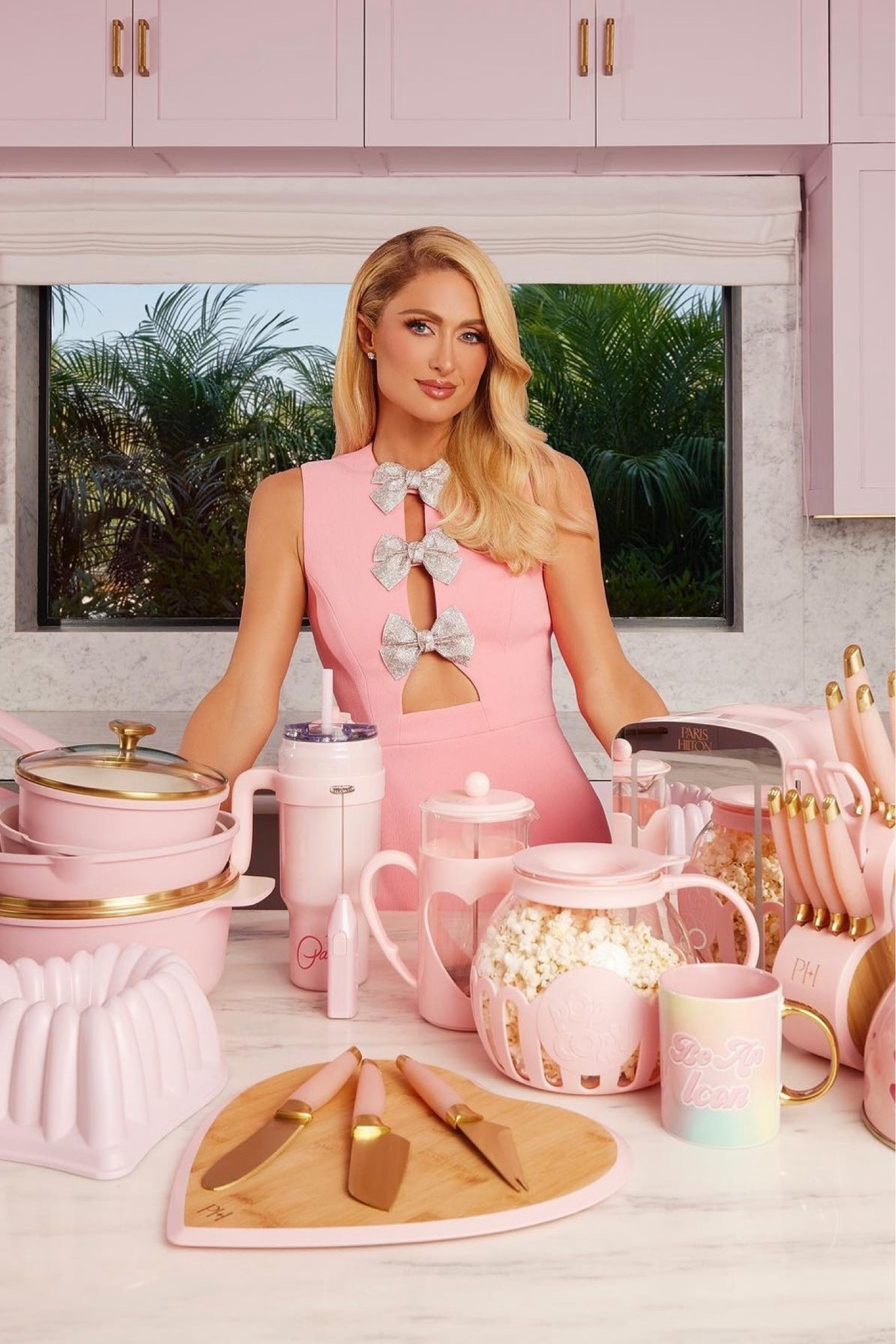 Paris Hilton pink sleeveless bow embellished mini dress #HolidayOutfits #HolidayParty #ChristmasParty #SweaterDress

#LTKstyletip #LTKparties #LTKHoliday