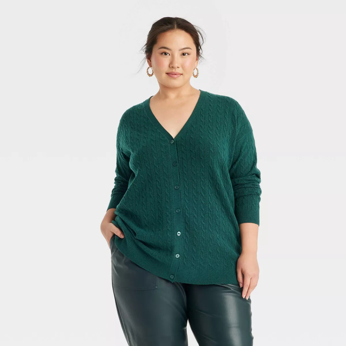 Women's Cable Cardigan - A New Day™ | Target