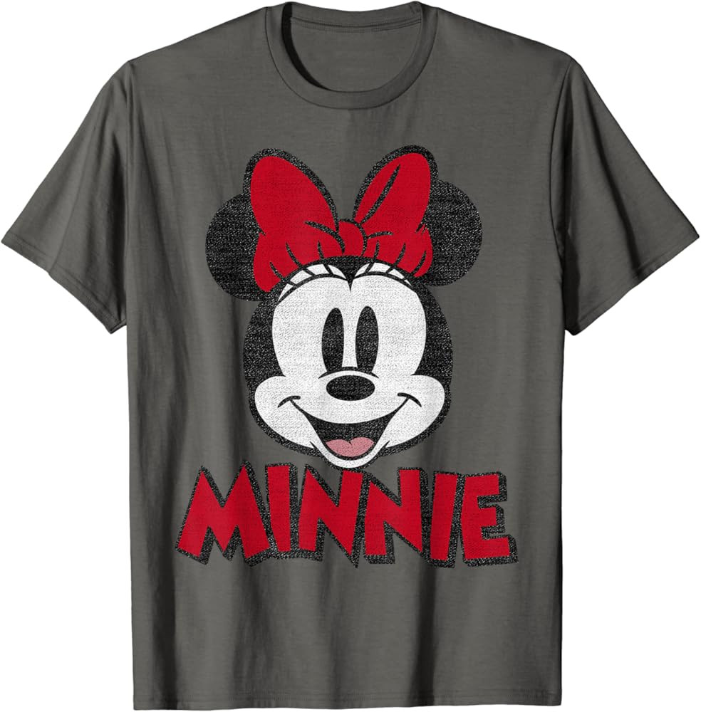 Disney Mickey And Friends Minnie Mouse Classic Portrait Short Sleeve T-Shirt | Amazon (US)