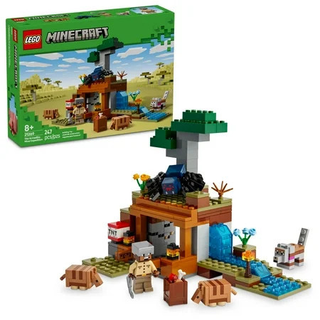 LEGO Minecraft The Armadillo Mine Expedition Toy Figures and Playset - Building Minecraft Toy for Kids, Boys and Girls, Ages 8+ - with Gaming Figures for Pretend Play - Birthday Gift Idea - 21269 | Walmart (US)