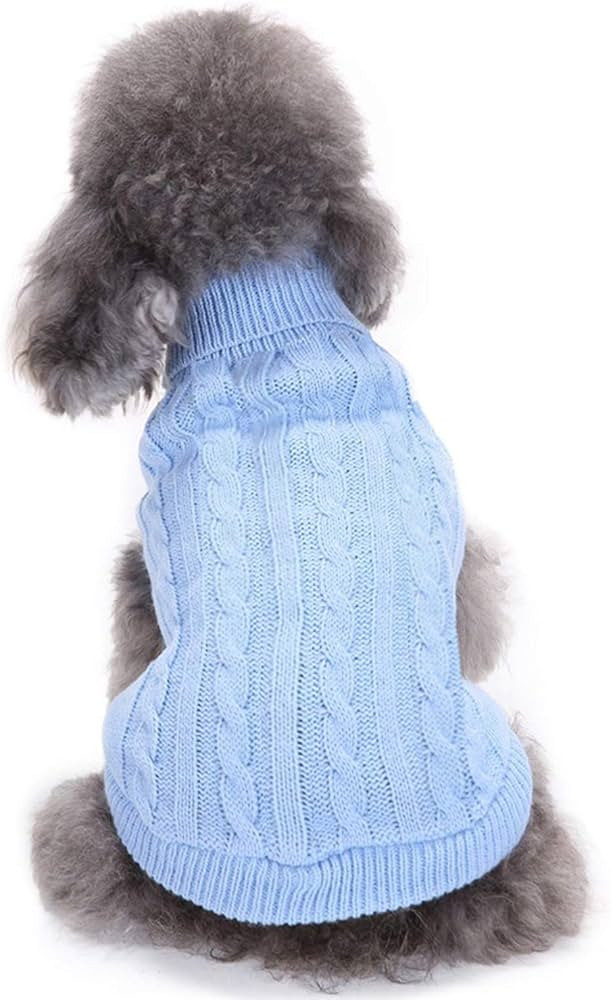 Dog Sweater, Warm Pet Sweater, Dog Sweaters for Small Dogs Medium Dogs Large Dogs, Cute Knitted C... | Amazon (US)