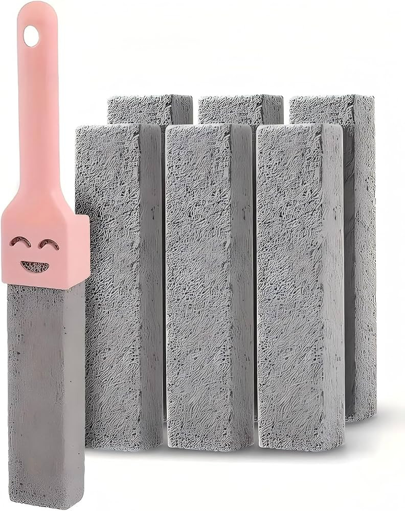 JODCSPKERT6 Pack Pumice Stone for Cleaning,Pumie Scouring Stick with Handle, Heavy Duty Toilet Pu... | Amazon (US)