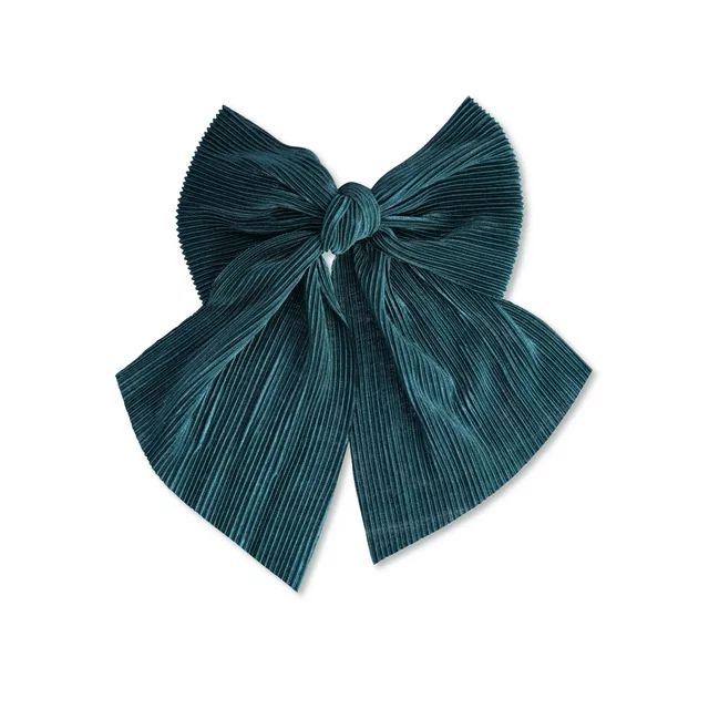 Time and Tu Women's Pleated Bow Barrette | Walmart (US)