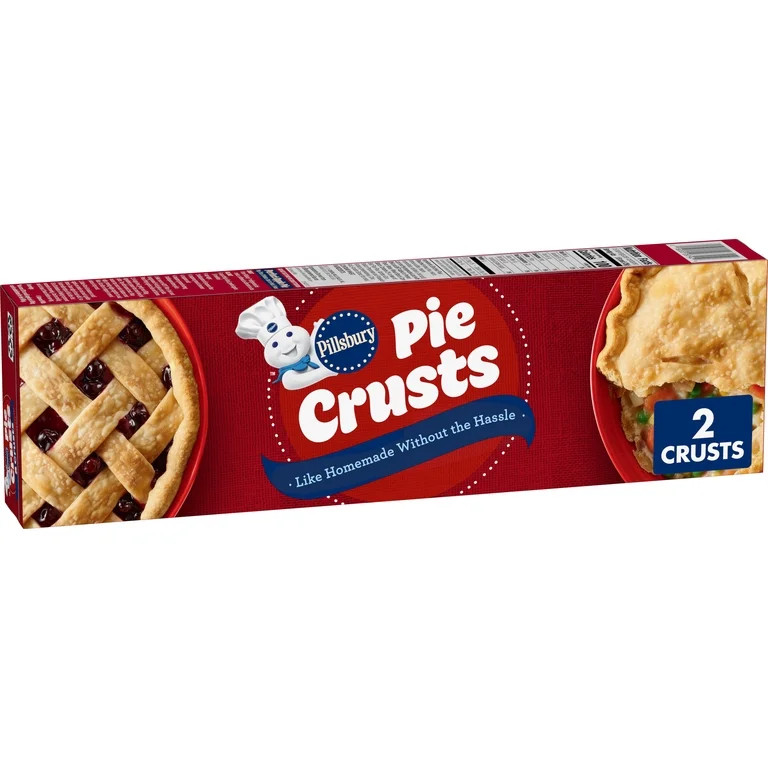 Pillsbury Premade Refrigerated Pie Crust, Two Pie Crusts, 14.1 oz | Walmart (US)