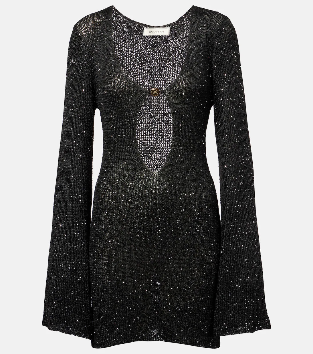 Rey cutout crochet minidress | Mytheresa (IT)