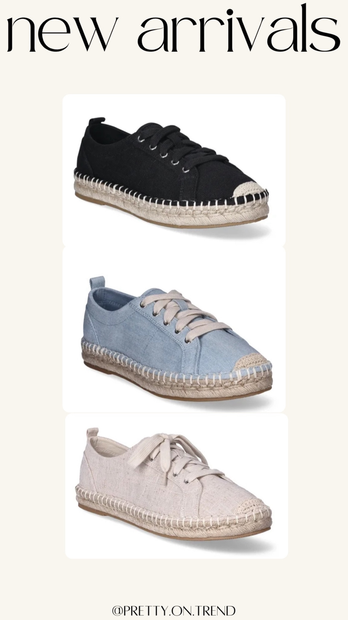 Walmart espadrille sneakers 

#LTKshoecrush #LTKstyletip #LTKfindsunder50