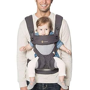 Ergobaby 360 All-Position Baby Carrier with Lumbar Support (12-45 Pounds), Carbon Grey, Cool Air ... | Amazon (US)