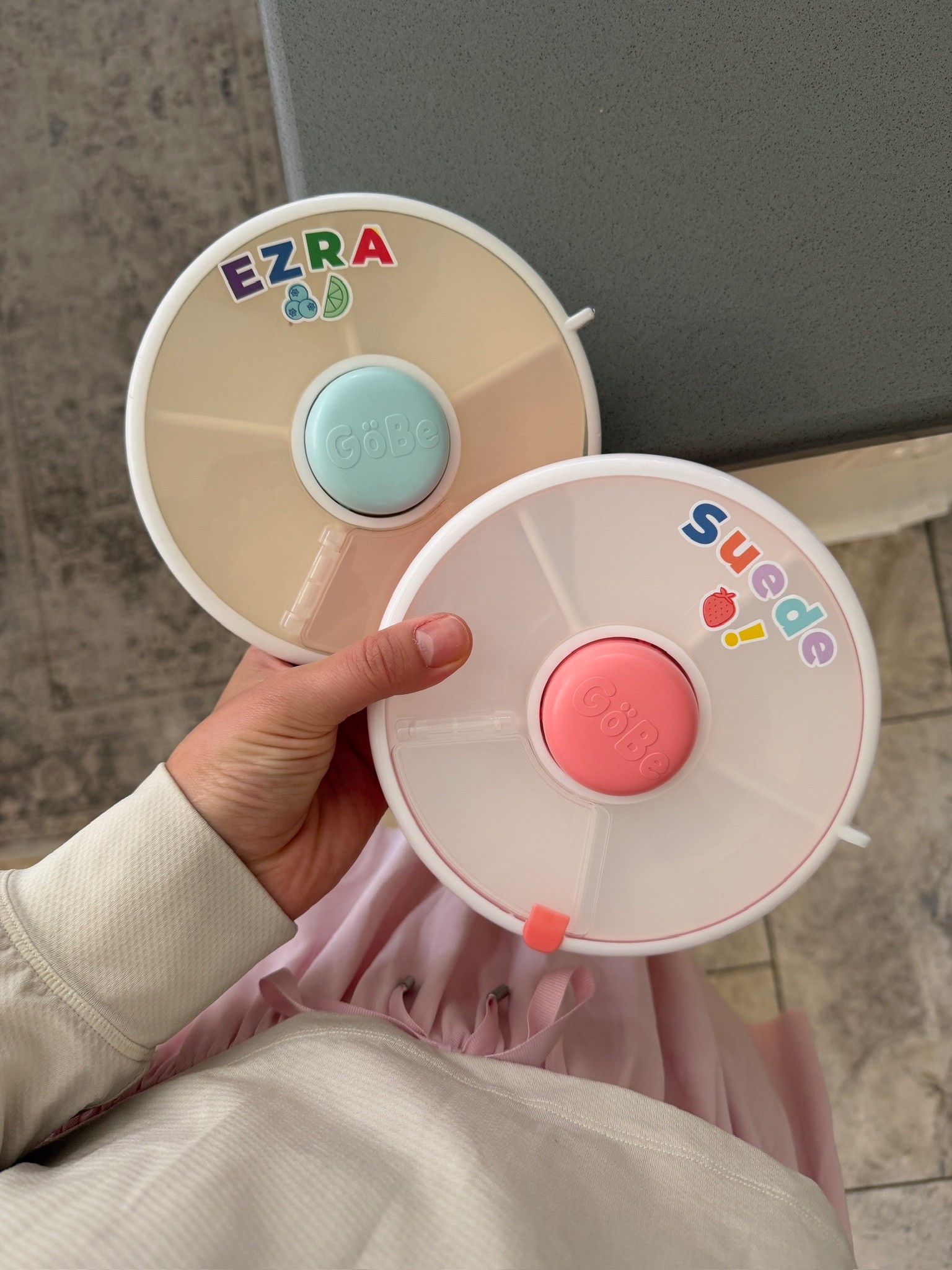 gobe snack spinner is such a game changer for toddler travel snacks ✈️🍓 makes it easy to pack multiple snacks in one container, keeps little hands busy on planes or out and about!

we use ours constantly for on-the-go snack time and it fits perfectly in backpacks + diaper bags 🤍

toddler travel snacks, snack spinner container, gobe snack spinner amazon, toddler airplane activities, spill proof snack container, snack organizer for kids, road trip snacks for toddlers, toddler travel essentials, diaper bag snack container, snack container with compartments, toddler feeding must haves, amazon toddler finds

#LTKKids #LTKBaby #LTKmomlife
