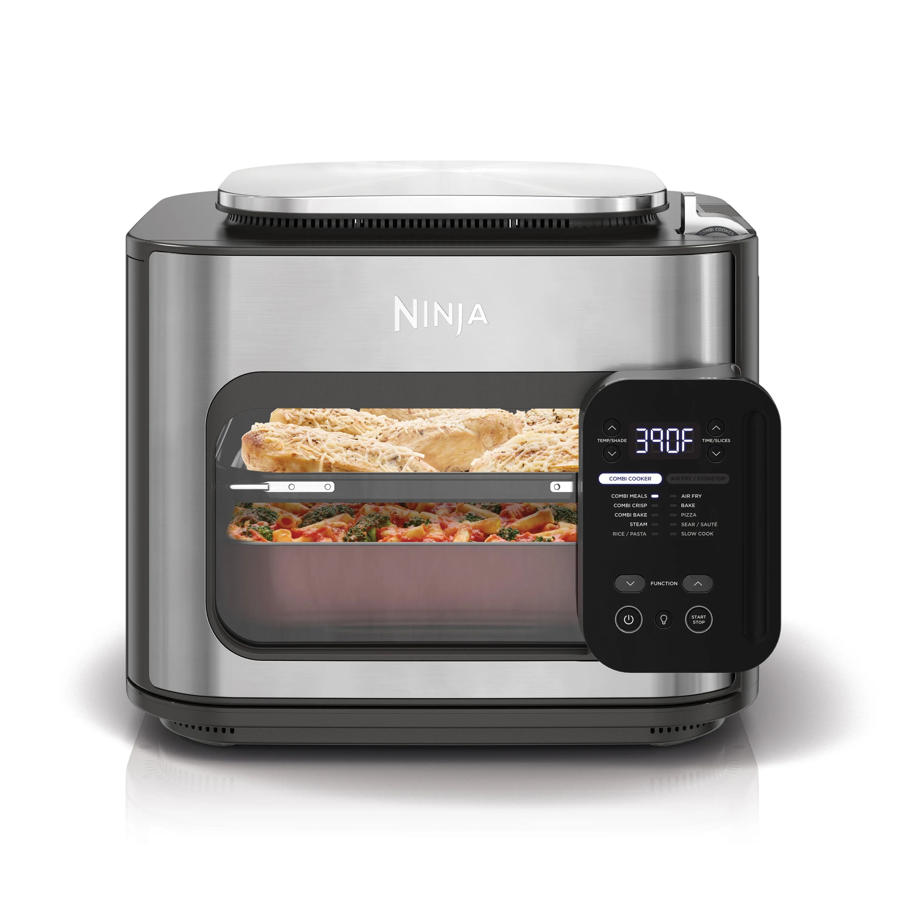 Ninja Combi All-in-One Multicooker, Oven, & Air Fryer, 10-in-1 Functions, Stainless Steel, SFP700 | Walmart (US)