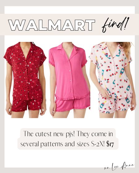New pjs sets from Walmart! Comes in different patterns! 

Lee Anne Benjamin 🤍

#LTKbeauty #LTKunder50 #LTKstyletip