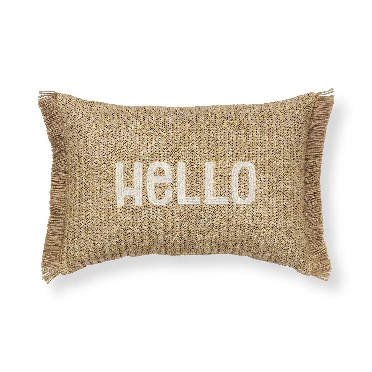 Sonoma Goods For Life® Hello Outdoor Pillow | Kohl's