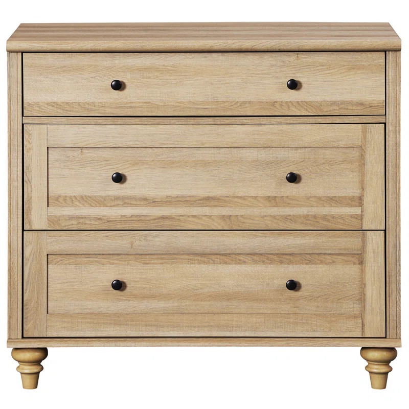 Allyssa 33.9'' W 3 - Drawer Dresser | Wayfair North America