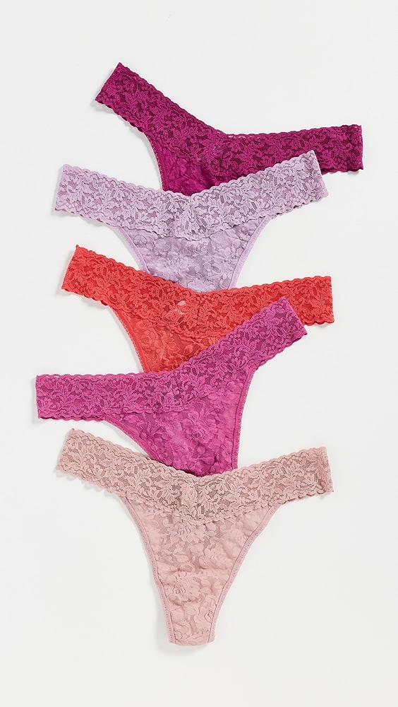 Original Rise Thong 5 Pack | Shopbop