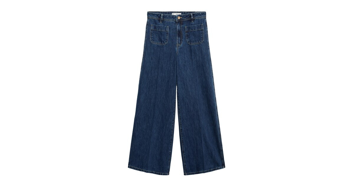 MANGO Wide Leg Jeans 'Emma' in Dunkelblau | ABOUT YOU | ABOUT YOU (DE)