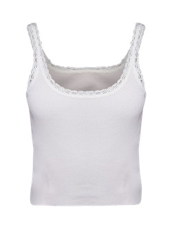 John Galt Pink Beyonca Lace Tank Top | PacSun