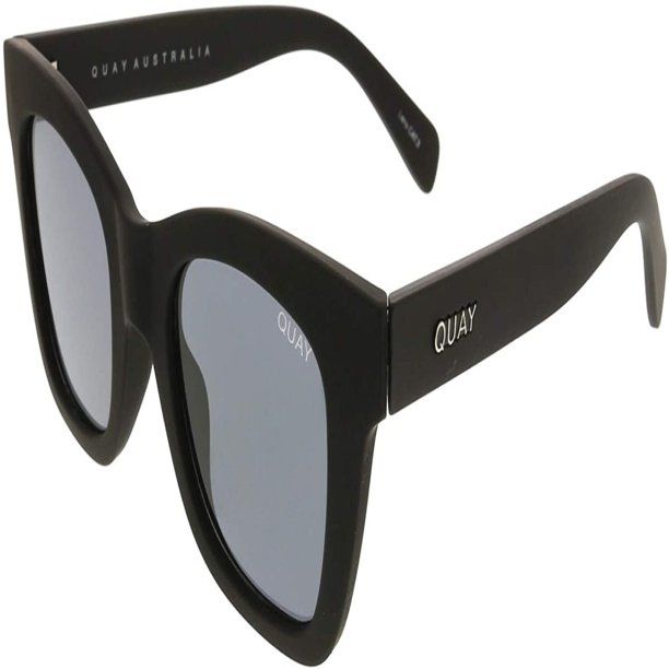 Quay Womens After Hours Sunglasses, Black/Smoke, One Size - Walmart.com | Walmart (US)