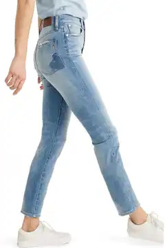 Madewell The Perfect Vintage Heart Patch High Waist Jeans (Atwater) | Nordstrom | Nordstrom