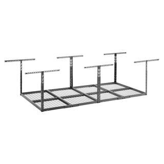 GearLoft Hammered Granite Adjustable Height Overhead Garage Storage Rack (48 in W x 96 in D) | The Home Depot