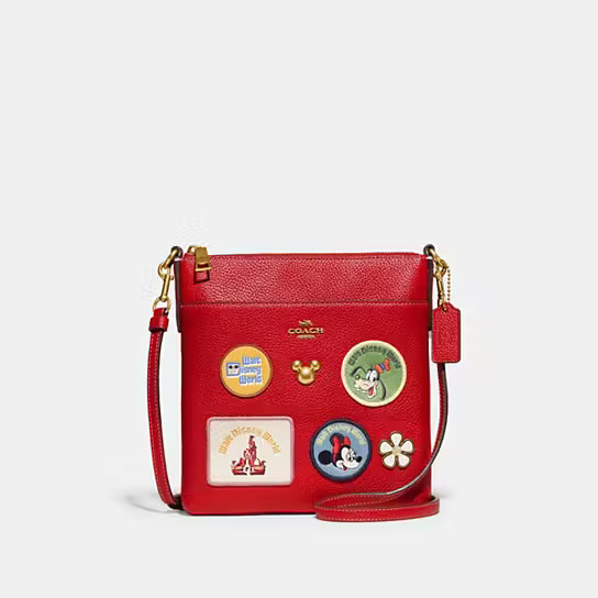 Disney X Coach Kitt Messenger Crossbody With Patches | Coach (US)