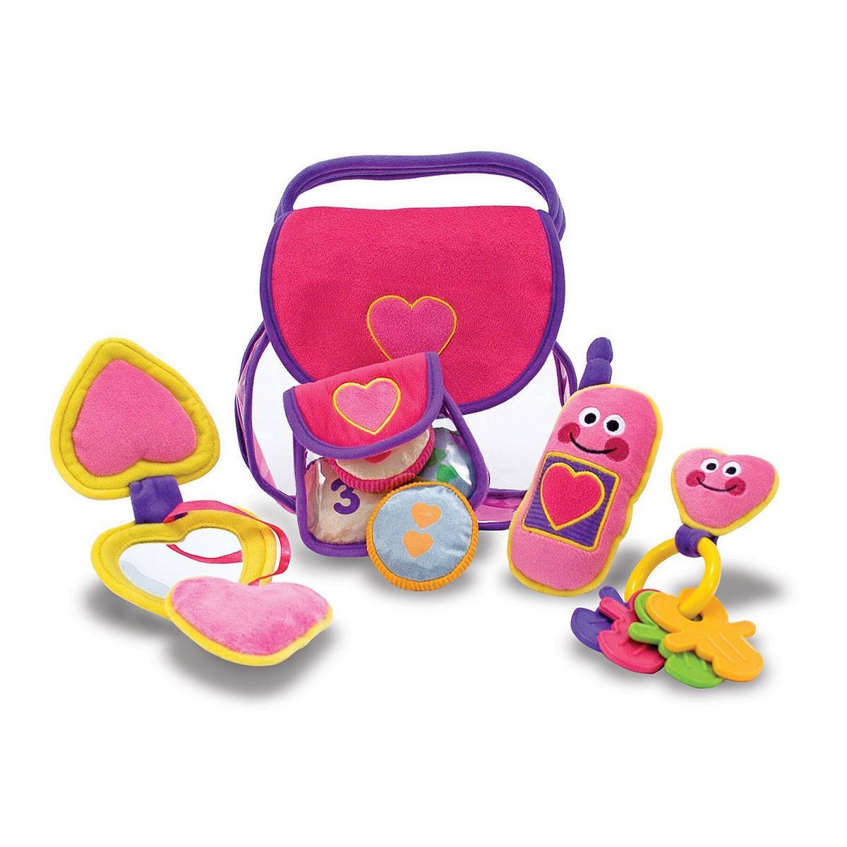 Melissa & Doug Pretty Purse Fill and Spill Soft Play Set Toddler Toy | Target