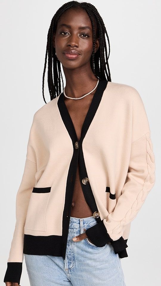 Supersoft Sweater Knit Colorblock Cardigan | Shopbop