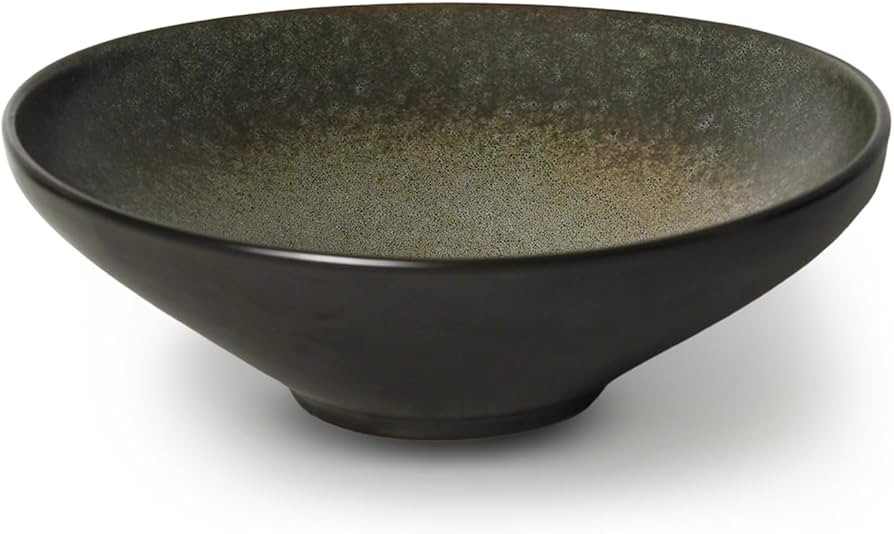 11'' Large Decorative Bowl, Ceramic Decorative Bowl for Coffee Table, Catch All Bowl for Entryway... | Amazon (US)