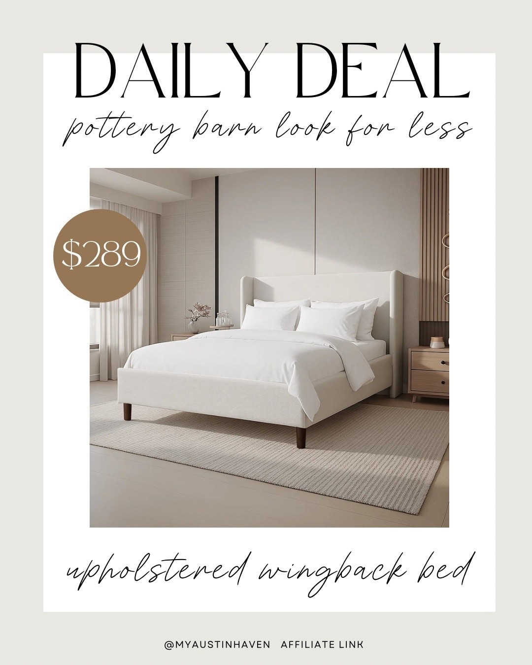Daily Deal ✨ $289 for this beautiful wingback upholstered bed!

Hot summer sale, wayfair sale, bedroom sale, bed frame deal

#LTKHome #LTKSaleAlert