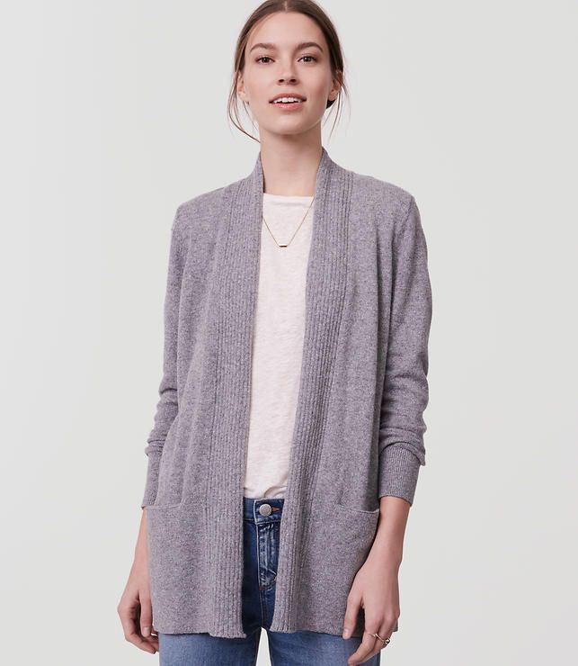 Pocket Open Cardigan | LOFT