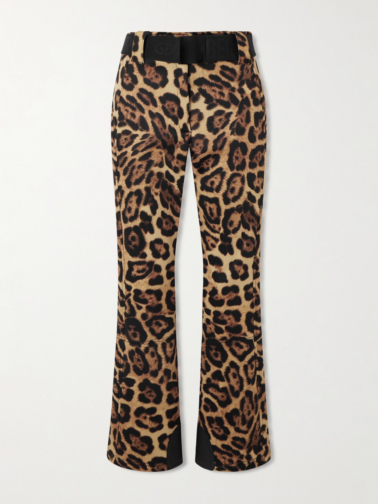 Goldbergh - Minou Belted Leopard-print Ski Pants - Animal Print | NET-A-PORTER (US)