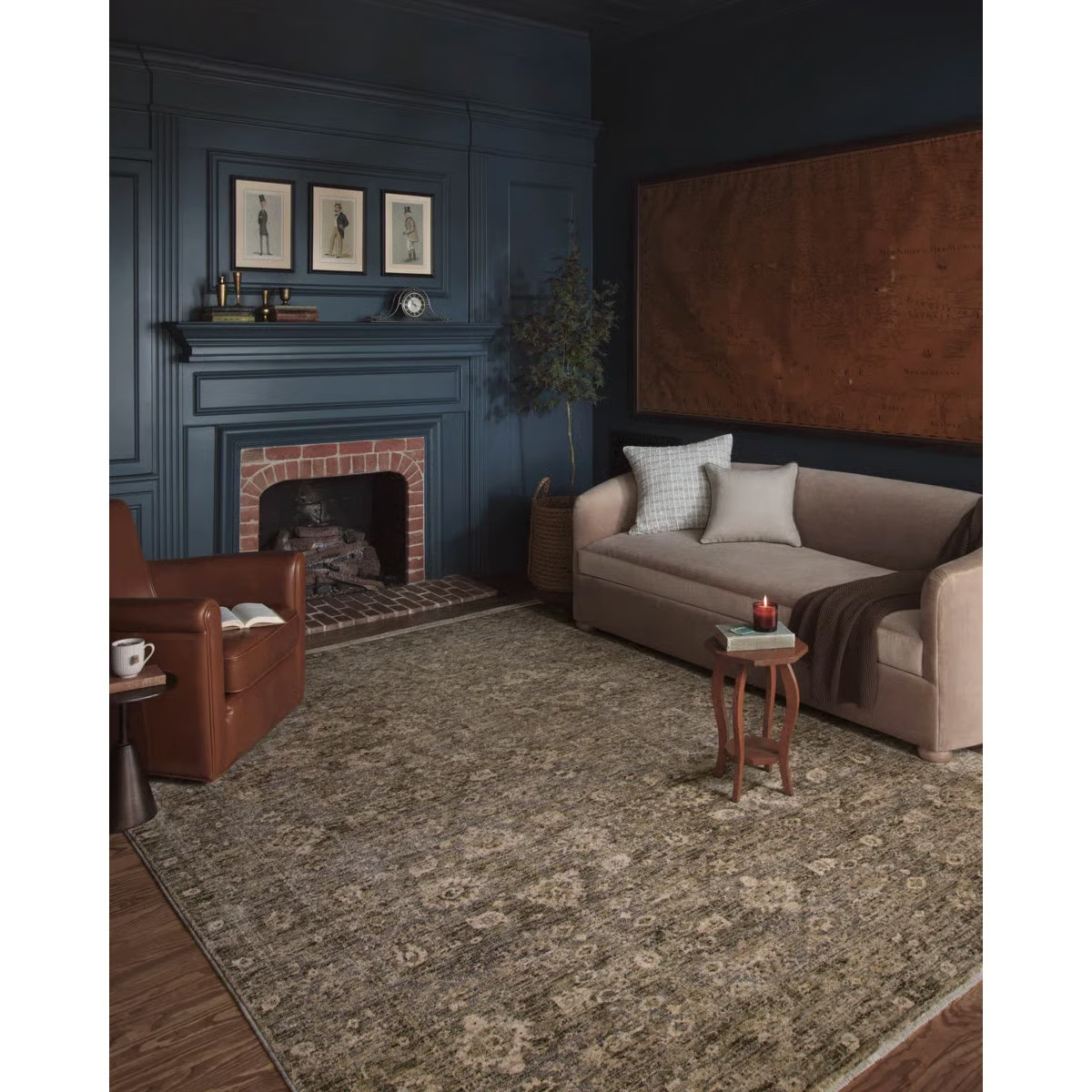 Magnolia Home by Joanna Gaines x Loloi Junie Lagoon / Natural Area Rug | Wayfair North America