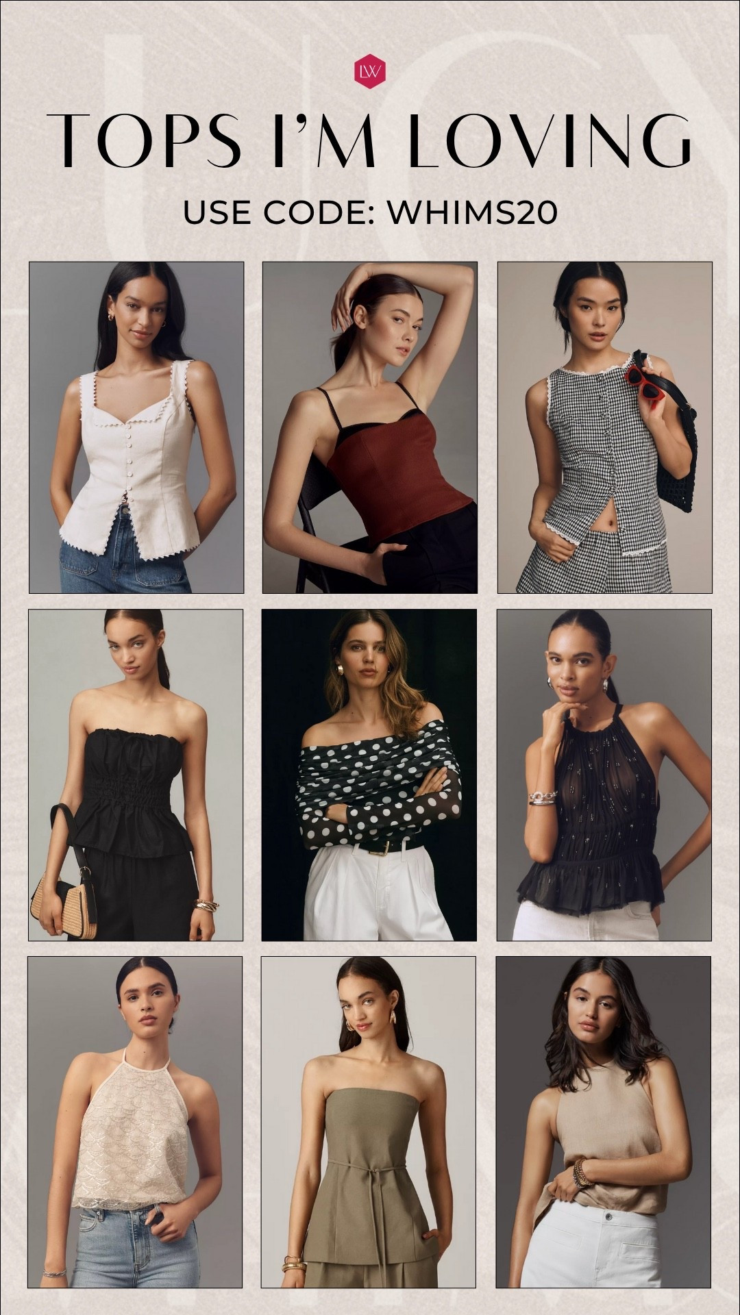 Use code: WHIMS20 for 20% off items $100+ 

#LTKSeasonal #LTKStyleTip #LTKOver40