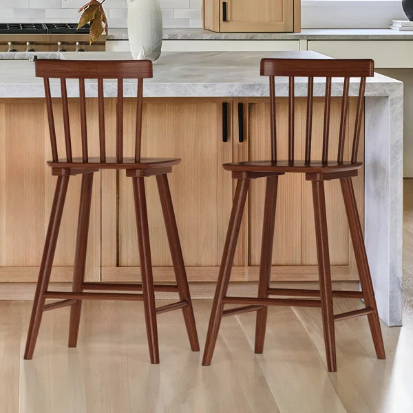 Baggett Solid Wood Counter Stool | Wayfair North America