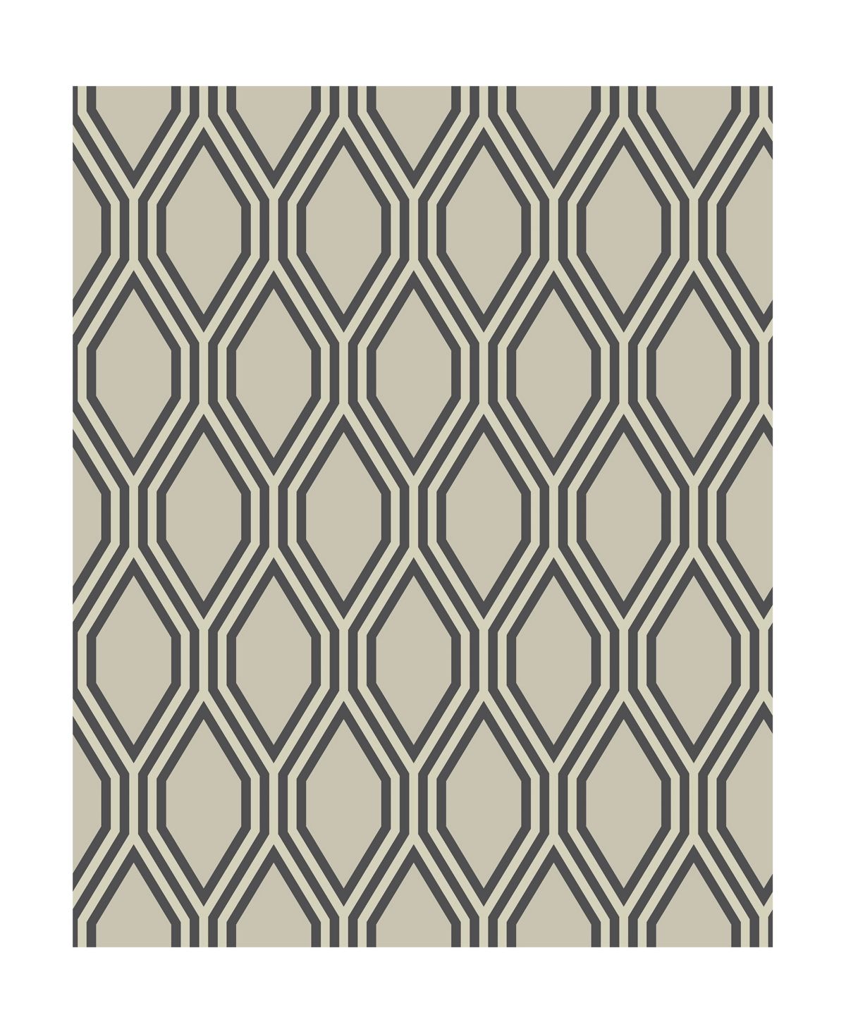 Brewster Home Fashions Honeycomb Geometric Wallpaper - 396" x 20.5" x 0.025 | Macys (US)