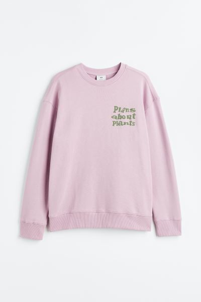 Relaxed Fit Printed sweatshirt | H&M (UK, MY, IN, SG, PH, TW, HK)