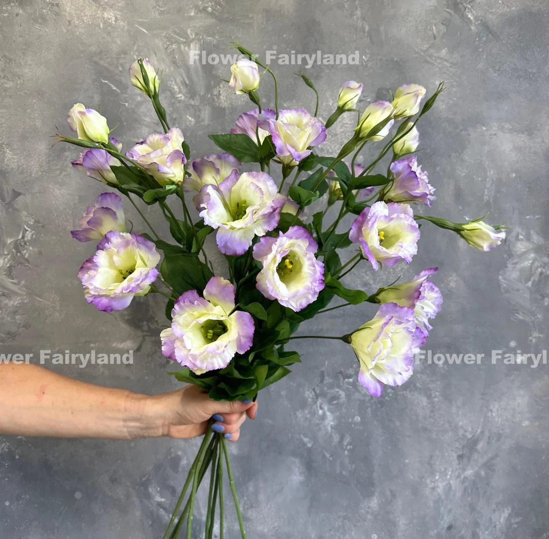 Faux Lisianthus | Artificial Flower | DIY | Centerpieces | Wedding Flowers | Home Decors | Gifts ... | Etsy (US)